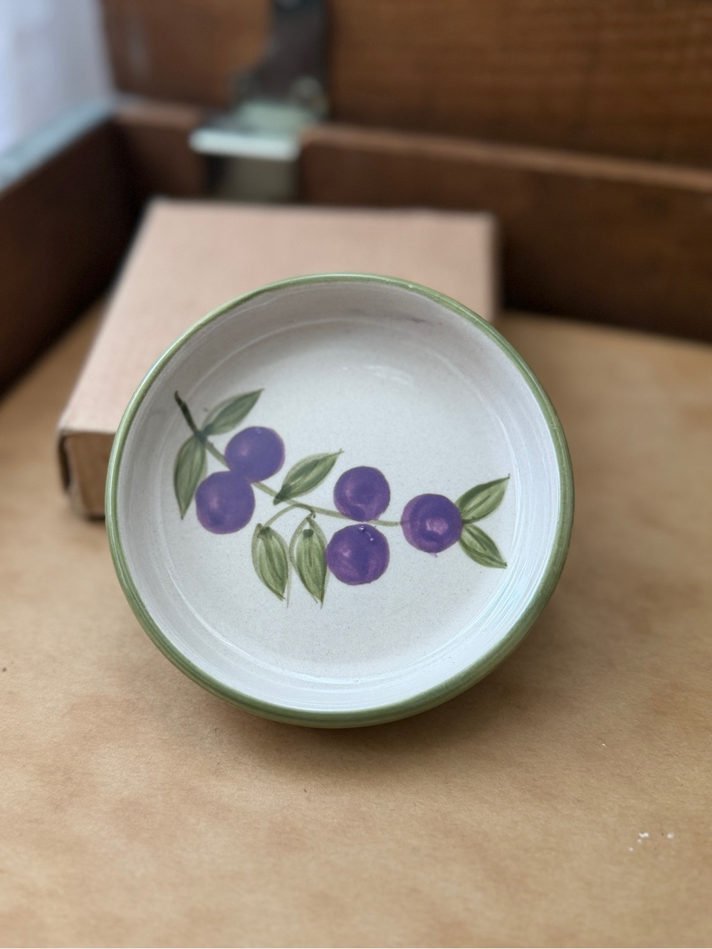 NOS 2007 California Pantry ceramic olive oil dipping bowl
